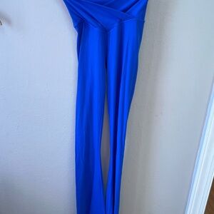 Blue Aerie flare leggings